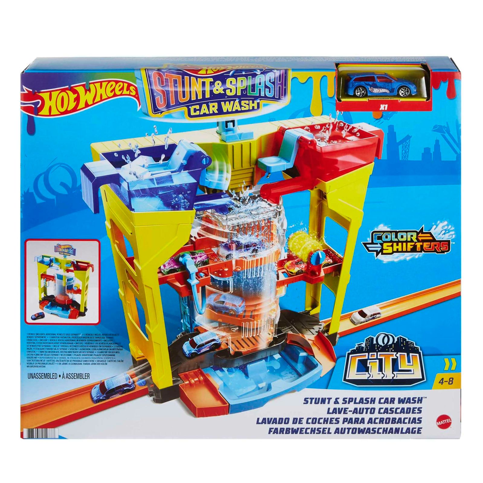 Hot Wheels Stunt & Splash Car Wash by Mattel