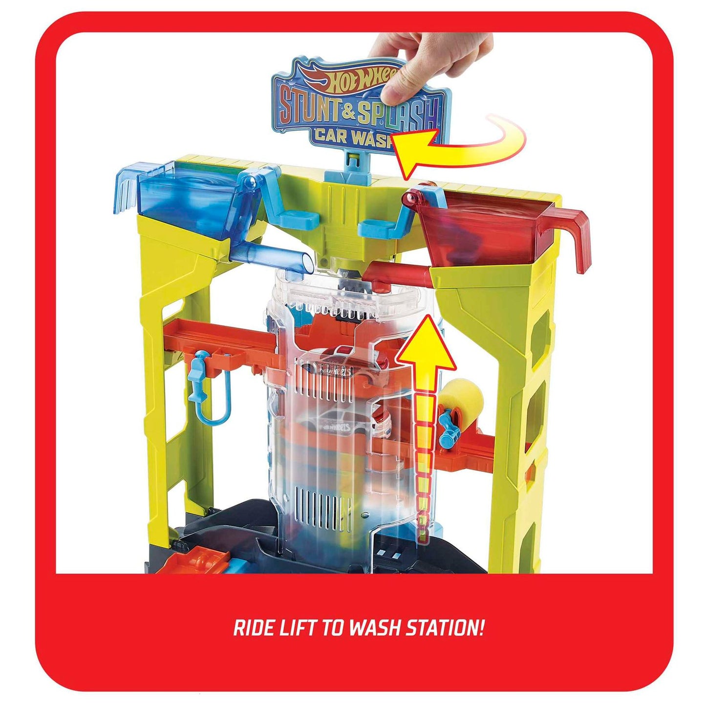 Hot Wheels Stunt & Splash Car Wash by Mattel