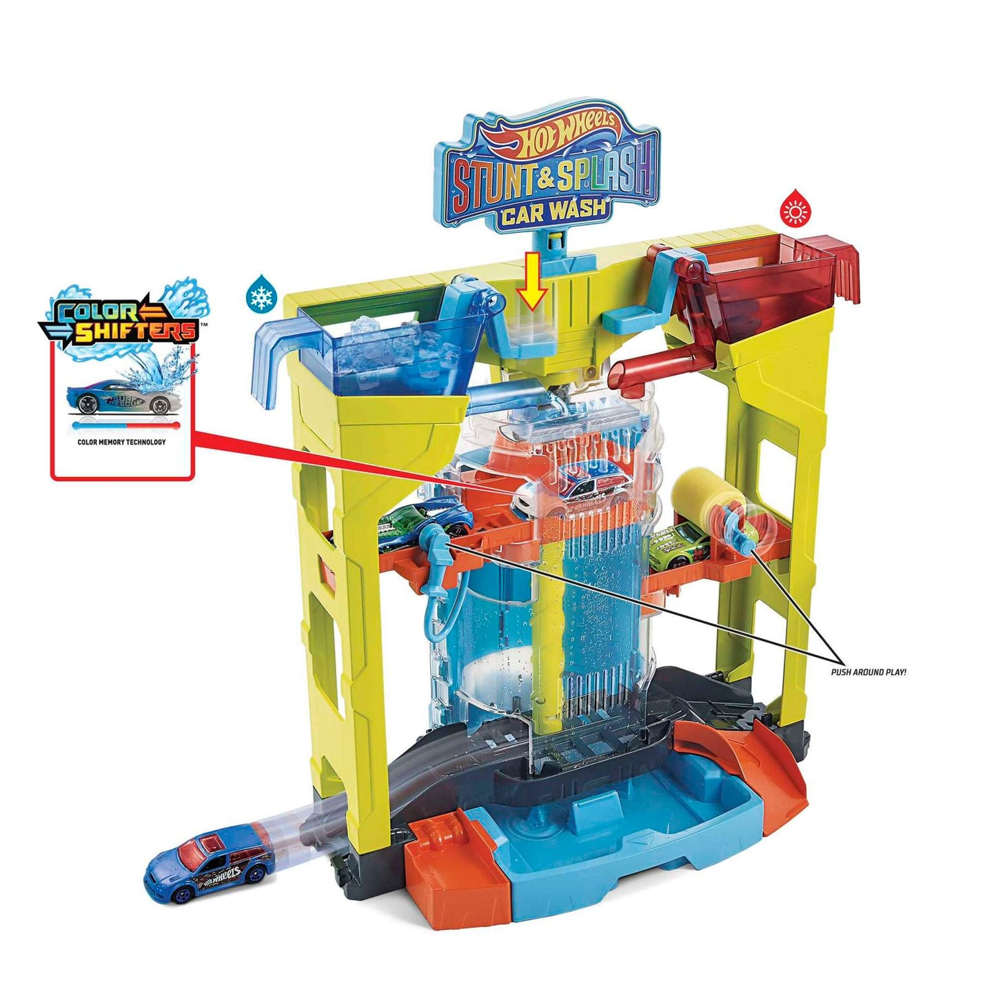 Hot Wheels Stunt & Splash Car Wash by Mattel