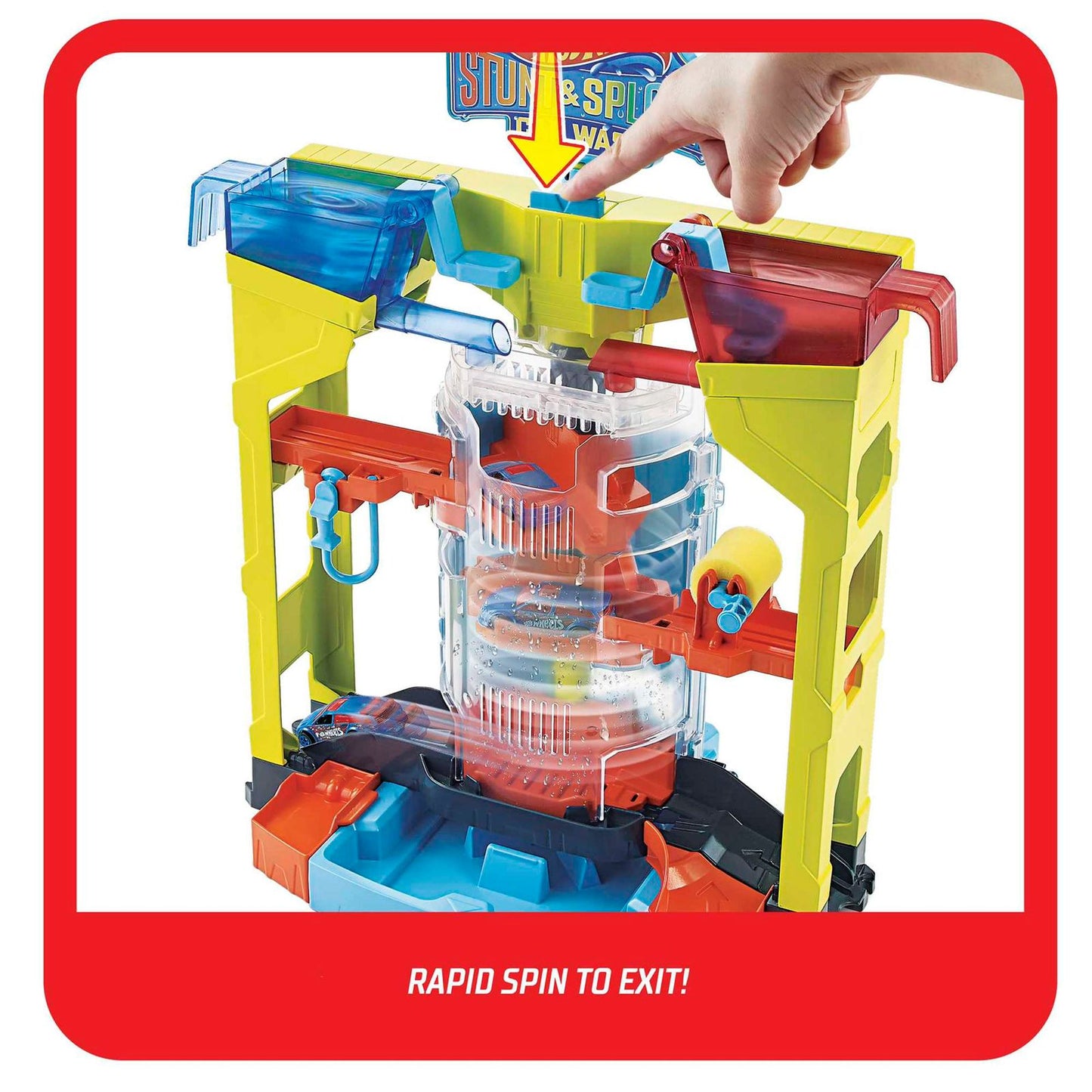 Hot Wheels Stunt & Splash Car Wash by Mattel