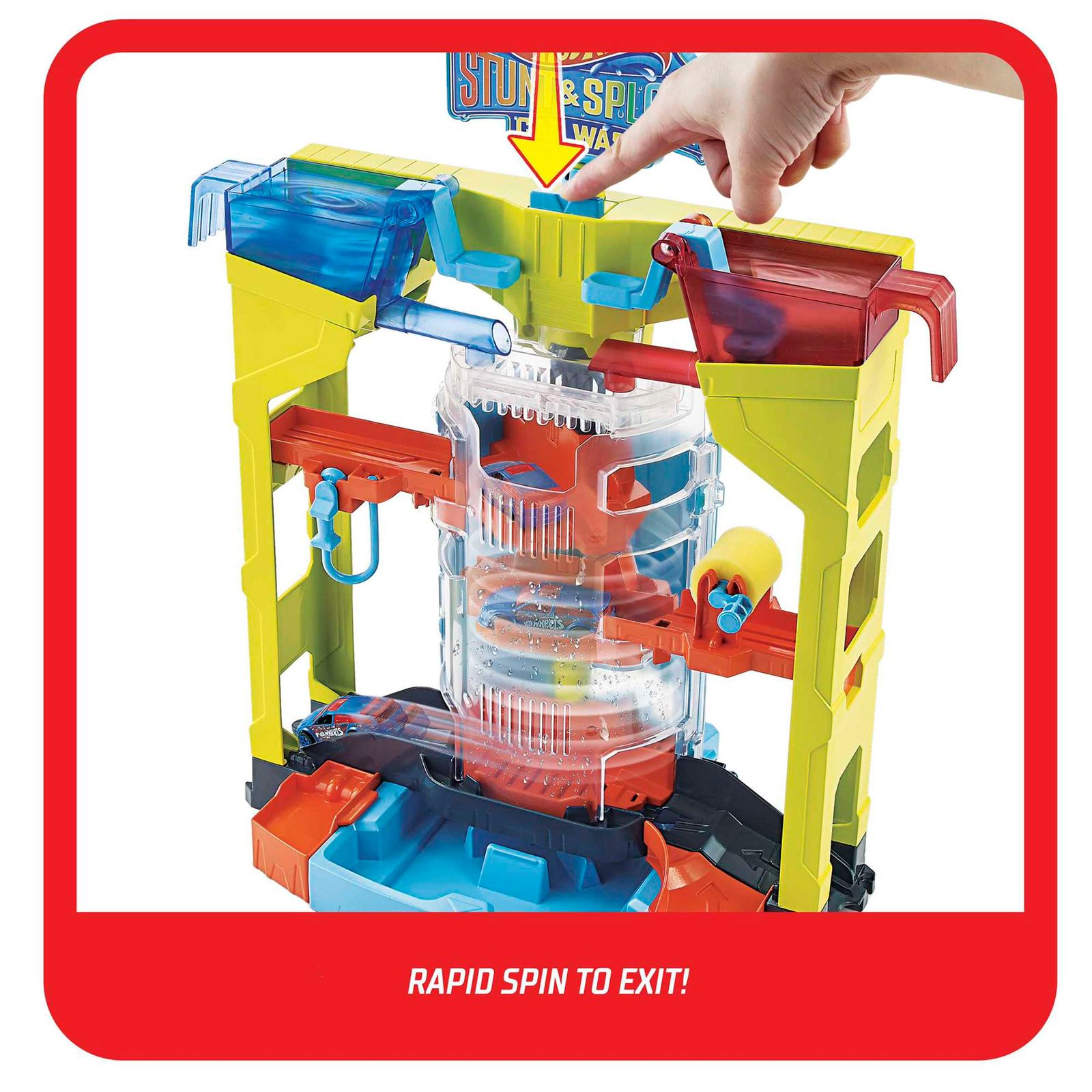 Hot Wheels Stunt & Splash Car Wash by Mattel