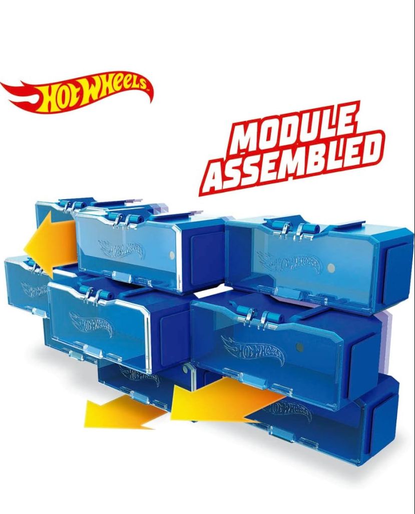 Hot Wheels Multibrick car case with cars