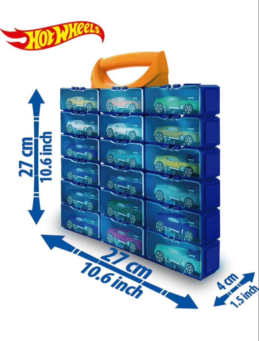 Hot Wheels Multibrick car case with cars
