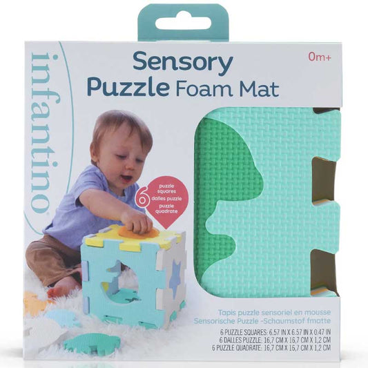Infantino Sensory Puzzle Foam Mat by Blue Box Kids