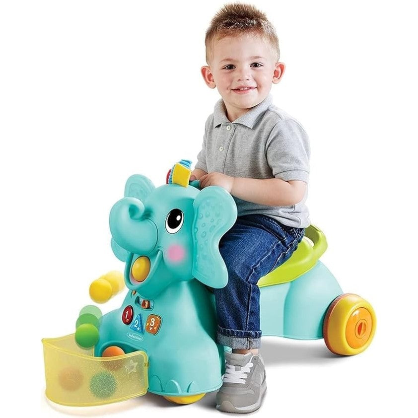 Infantino – 3 In 1 Sit, Walk & Ride Elephant by Blue Box Kids