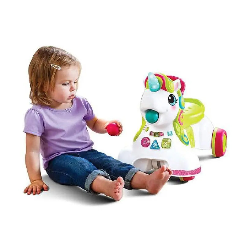 Infantino – 3 In 1 Sit, Walk & Ride Unicorn by Blue Box Kids