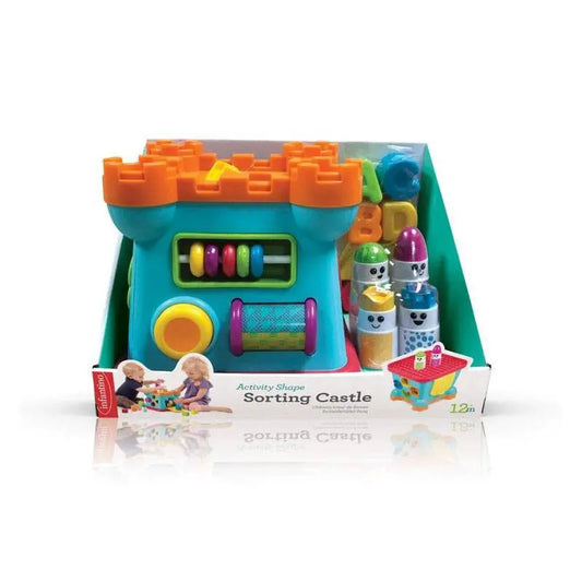 Infantino – Activity Shape Sorting Castle by Blue Box Kids