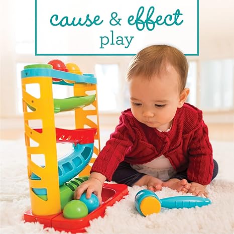 Infantino Bop & Drop Ball Tower by Blue Box Kids
