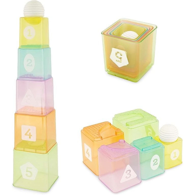 Infantino Cups & Ball Learning Set by Blue Box Kids