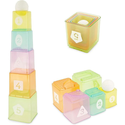 Infantino Cups & Ball Learning Set by Blue Box Kids