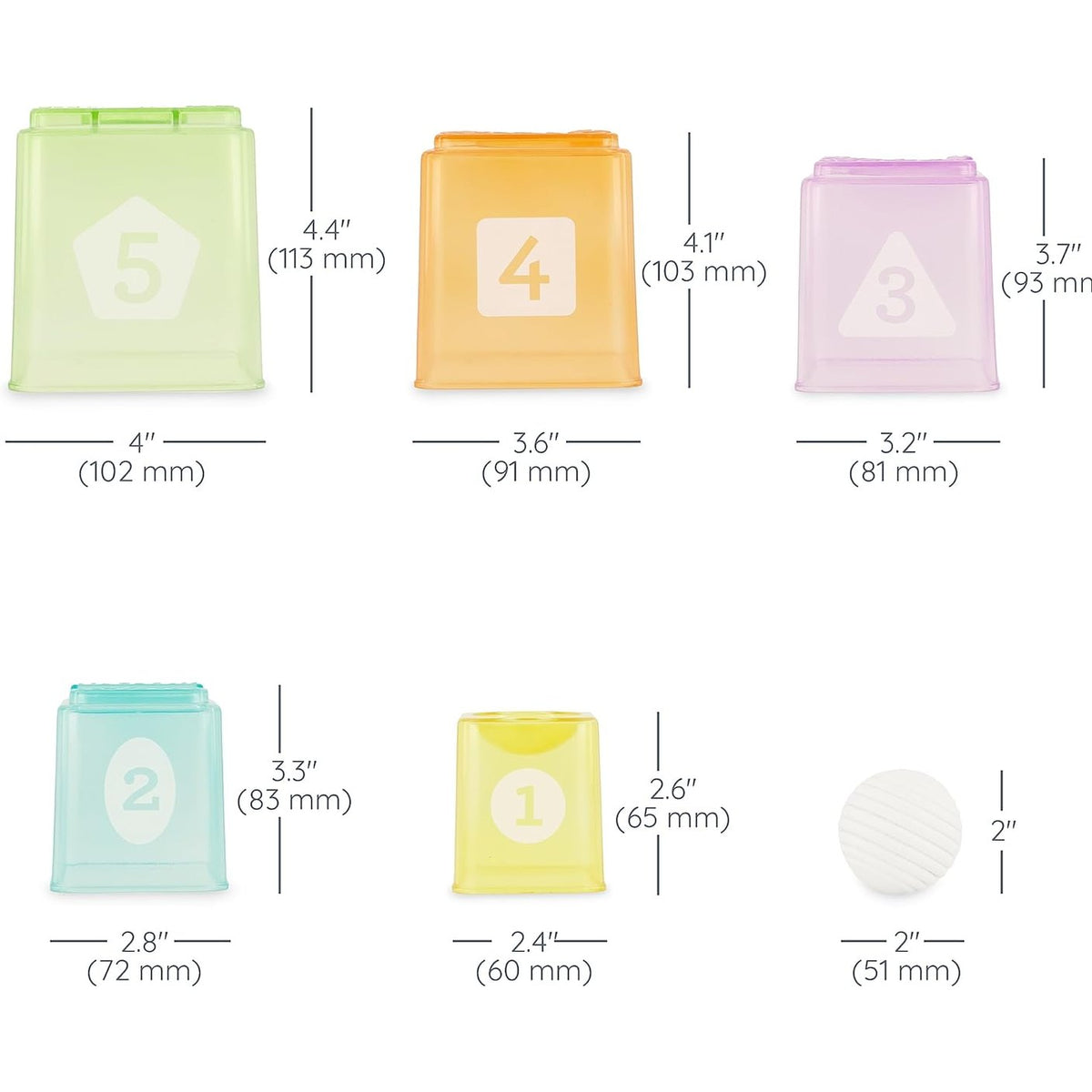 Infantino Cups & Ball Learning Set by Blue Box Kids