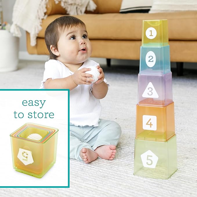 Infantino Cups & Ball Learning Set by Blue Box Kids