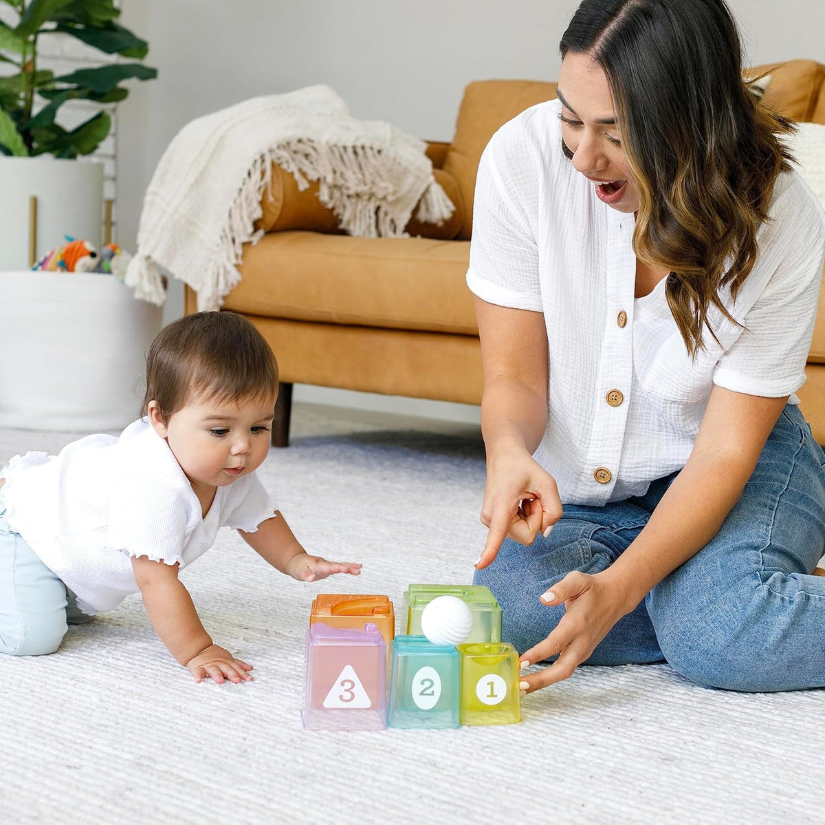 Infantino Cups & Ball Learning Set by Blue Box Kids