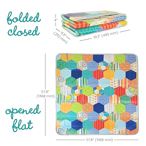 Infantino Foldable Soft Foam Mat by Blue Box Kids