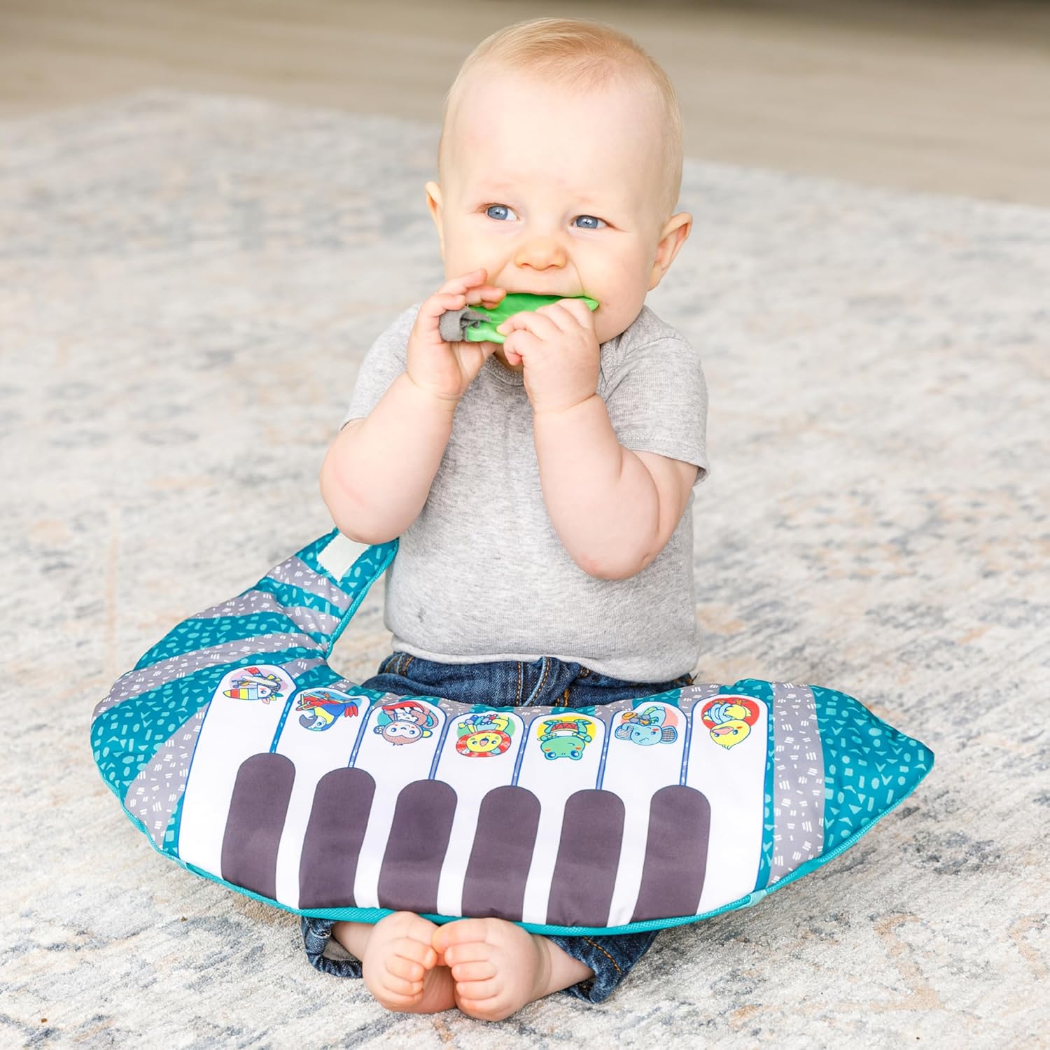 Infantino Grow with Me 3-in-1 Tummy Time Piano by Blue Box Kids