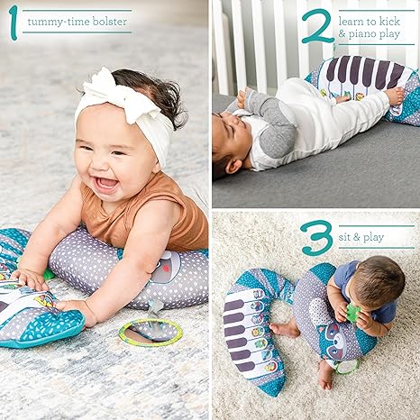 Infantino Grow with Me 3-in-1 Tummy Time Piano by Blue Box Kids