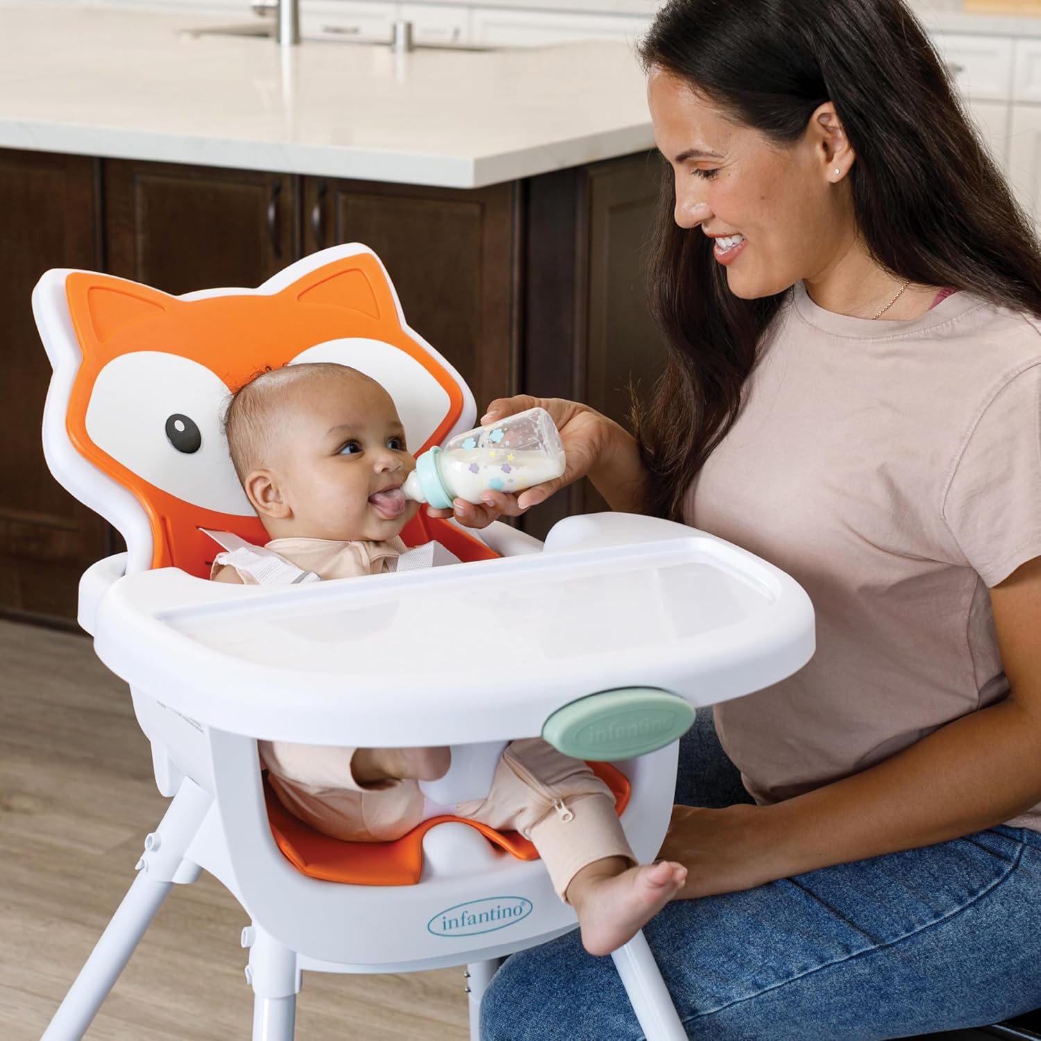 Infantino Grow-with-Me 4-in-1 Convertible High Chair, Fox-Theme by Blue Box Kids