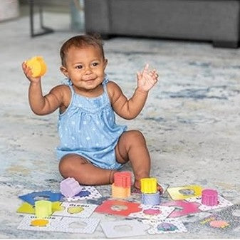 Infantino My 1st Sensory and Shapes Puzzle Set by Blue Box Kids