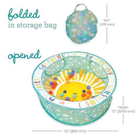 Infantino Pop-Up Ball Pit by Blue Box Kids