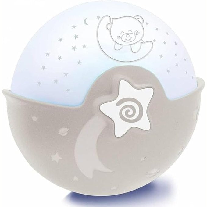 Infantino Projector Lamp, Plastic, (White/Grey) by Blue Box Kids