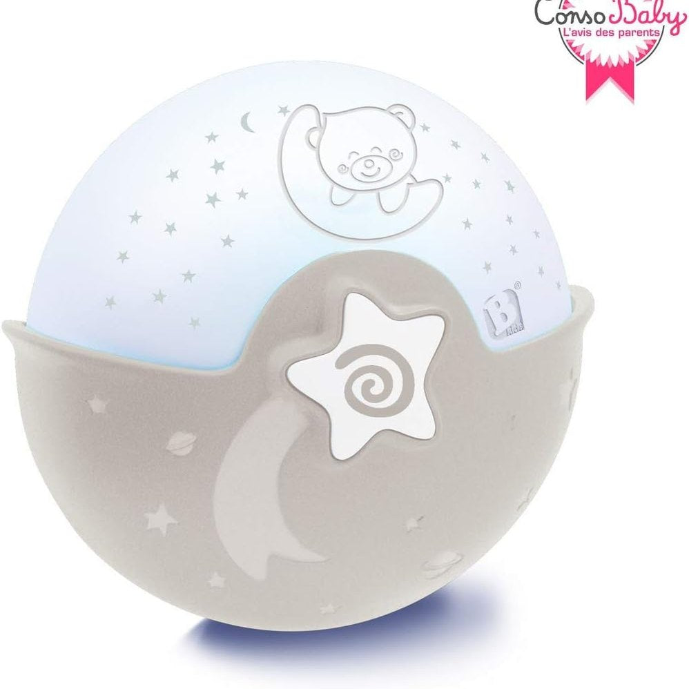 Infantino Projector Lamp, Plastic, (White/Grey) by Blue Box Kids