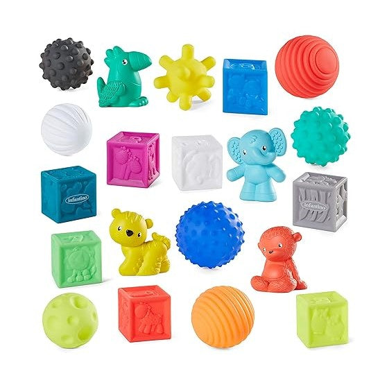 Infantino Sensory Balls, Blocks & Buddies by Blue Box Kids