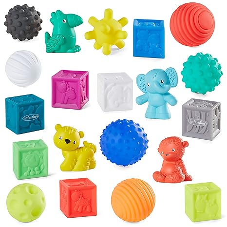 Infantino Sensory Balls, Blocks & Buddies by Blue Box Kids