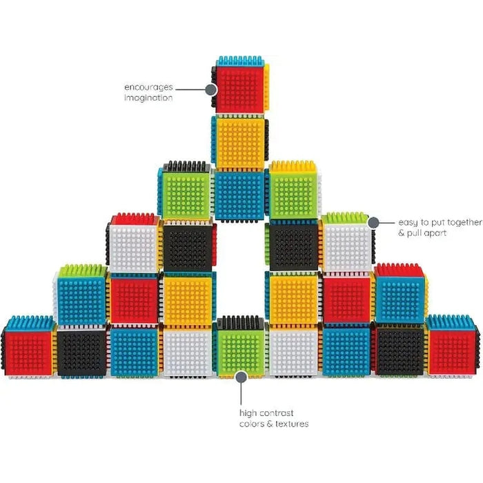 Infantino – Sensory Blocks Press & Stay