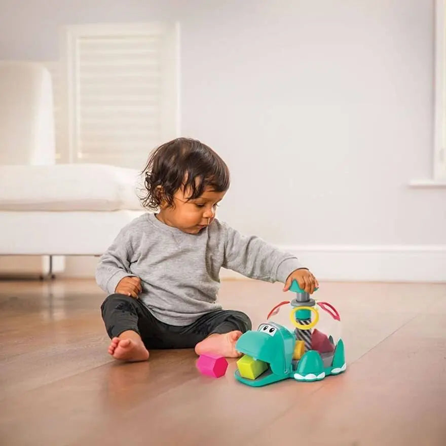Infantino – Shape Sorting Hippo by Blue Box Kids