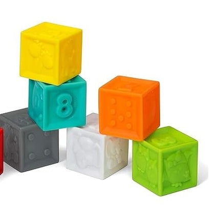 Infantino Squeeze and Stack Block Set by Blue Box Kids