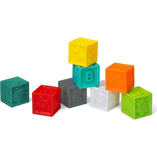 Infantino Squeeze and Stack Block Set by Blue Box Kids