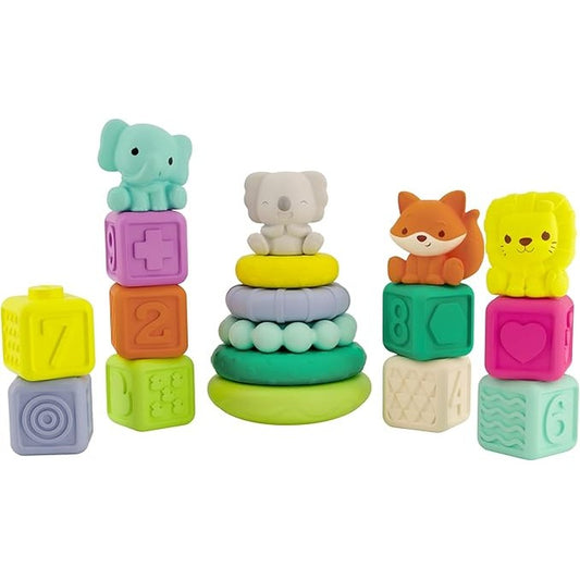 Infantino Stackables Activity Playset by Blue Box Kids
