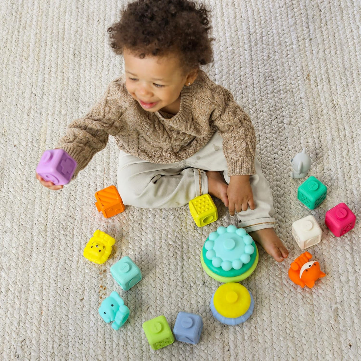 Infantino Stackables Activity Playset by Blue Box Kids