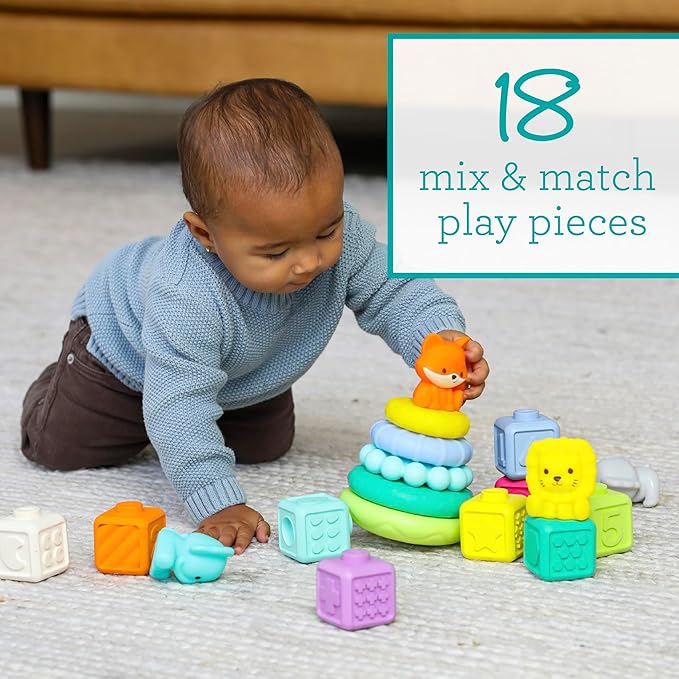 Infantino Stackables Activity Playset by Blue Box Kids