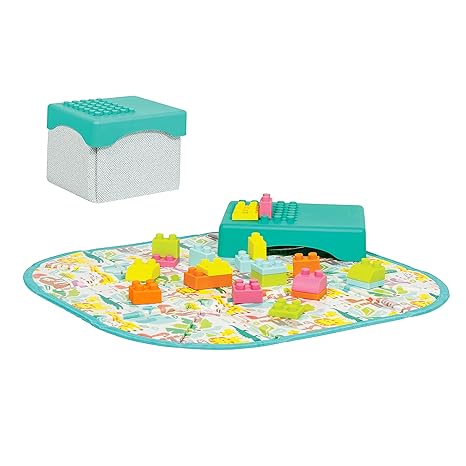 Infantino Super Soft Building Block Activity Station by Blue Box Kids