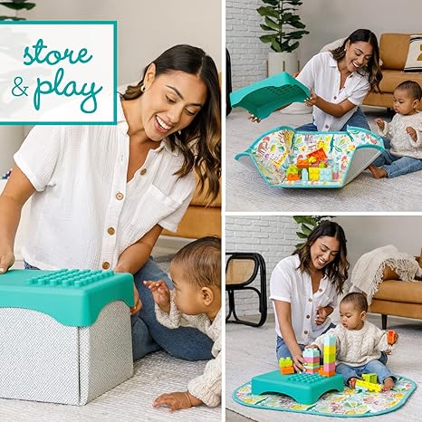 Infantino Super Soft Building Block Activity Station by Blue Box Kids