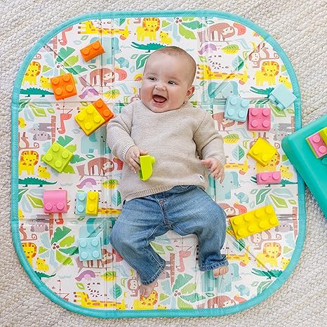Infantino Super Soft Building Block Activity Station by Blue Box Kids