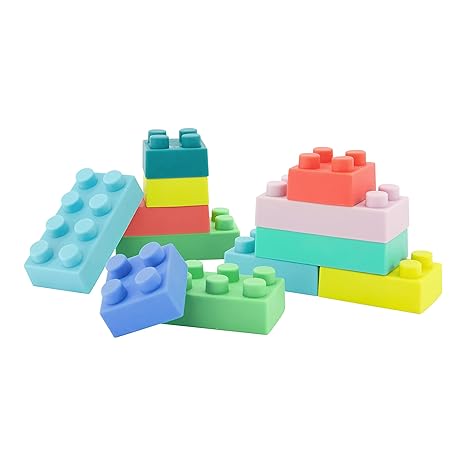 Infantino Super Soft Building Blocks by Blue Box Kids