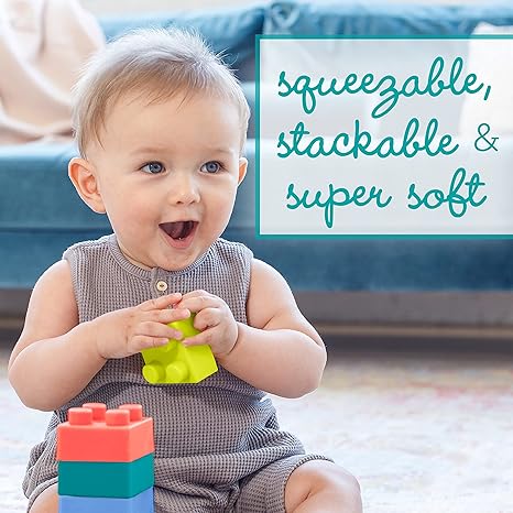Infantino Super Soft Building Blocks by Blue Box Kids