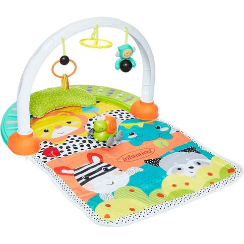 Infantino - Watch Me Grow 4-In-1 Activity Gym Playmat by Blue Box Kids