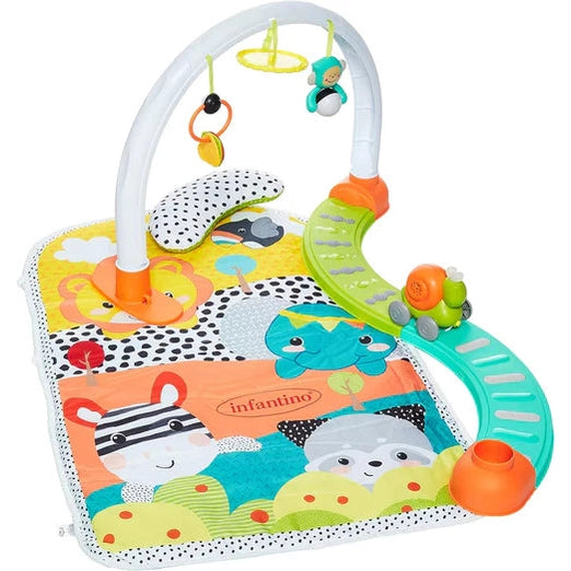Infantino - Watch Me Grow 4-In-1 Activity Gym Playmat by Blue Box Kids