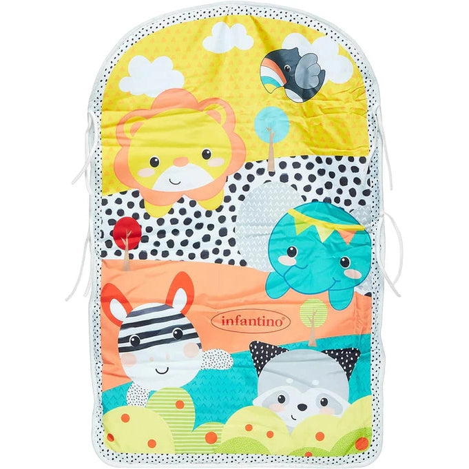 Infantino - Watch Me Grow 4-In-1 Activity Gym Playmat by Blue Box Kids