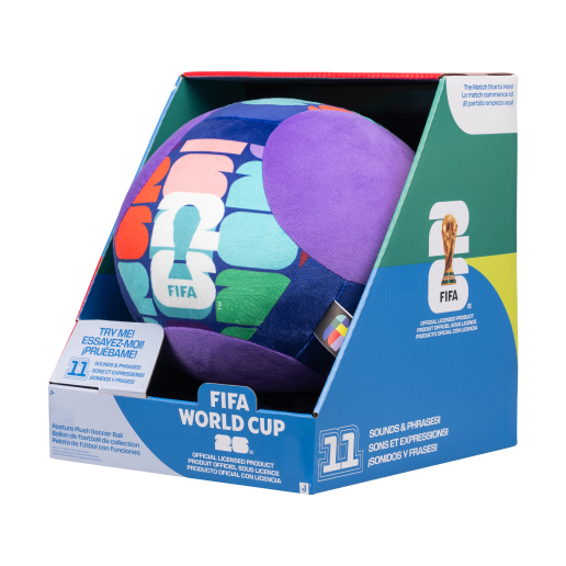 Jazwares FIFA 2026 Plush Ball with Sounds by Jazwares