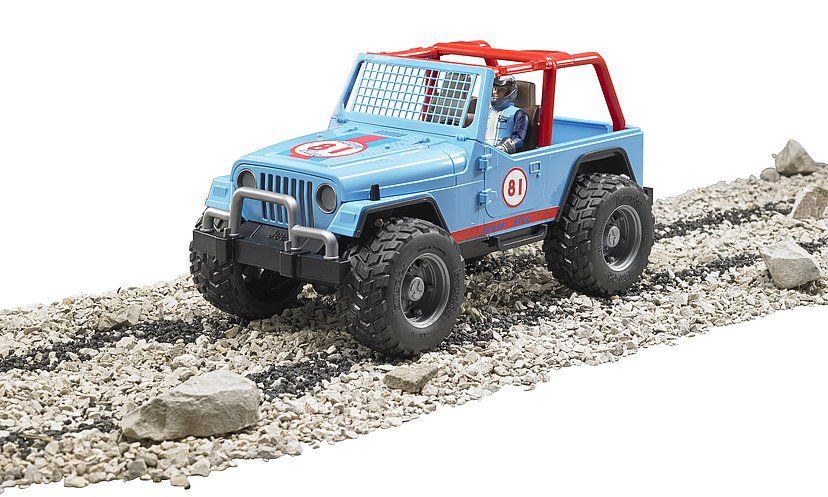 Jeep Cross country Racer blue with driver