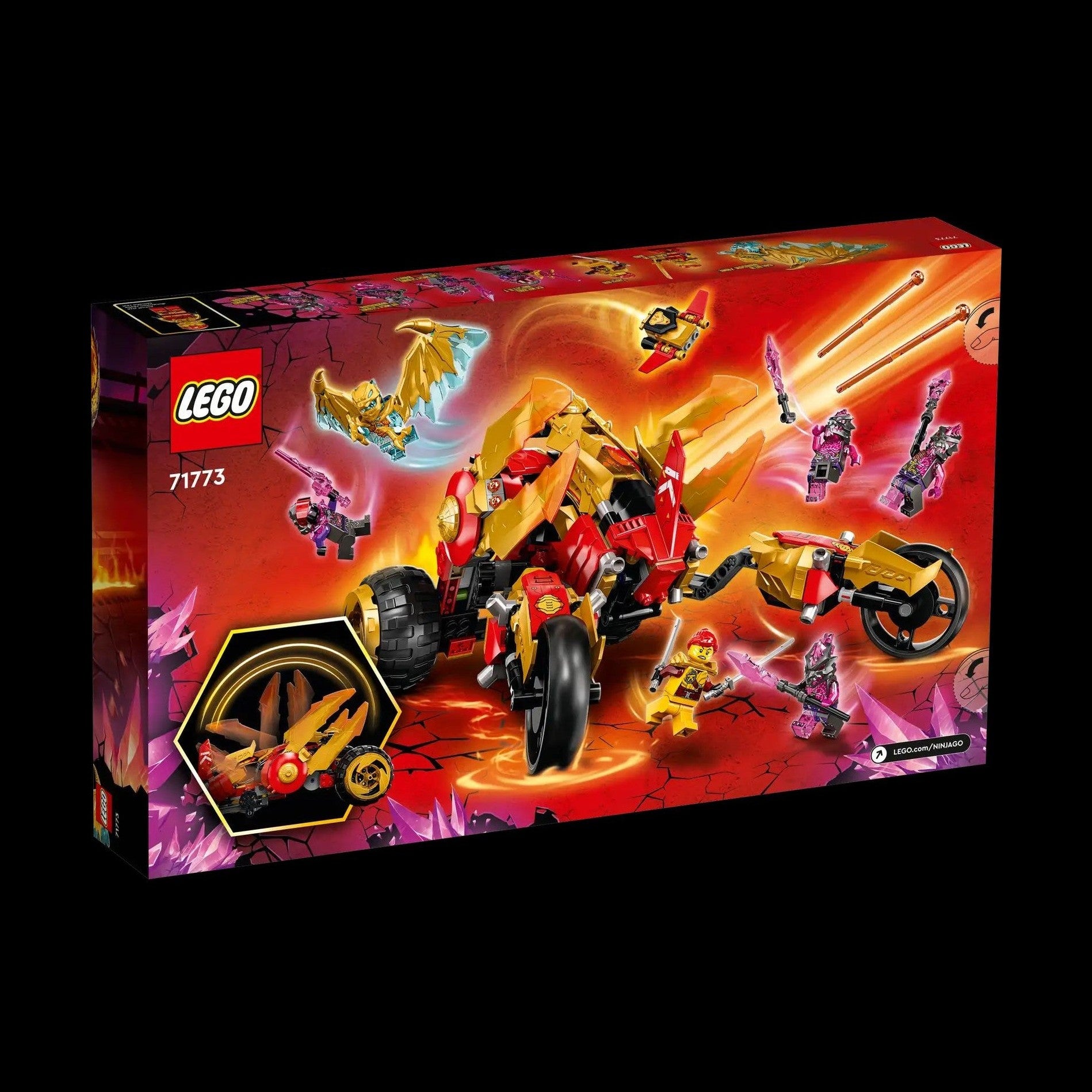 LEGO KAI'S GOLDEN DRAGON RAIDER (71773) by LEGO