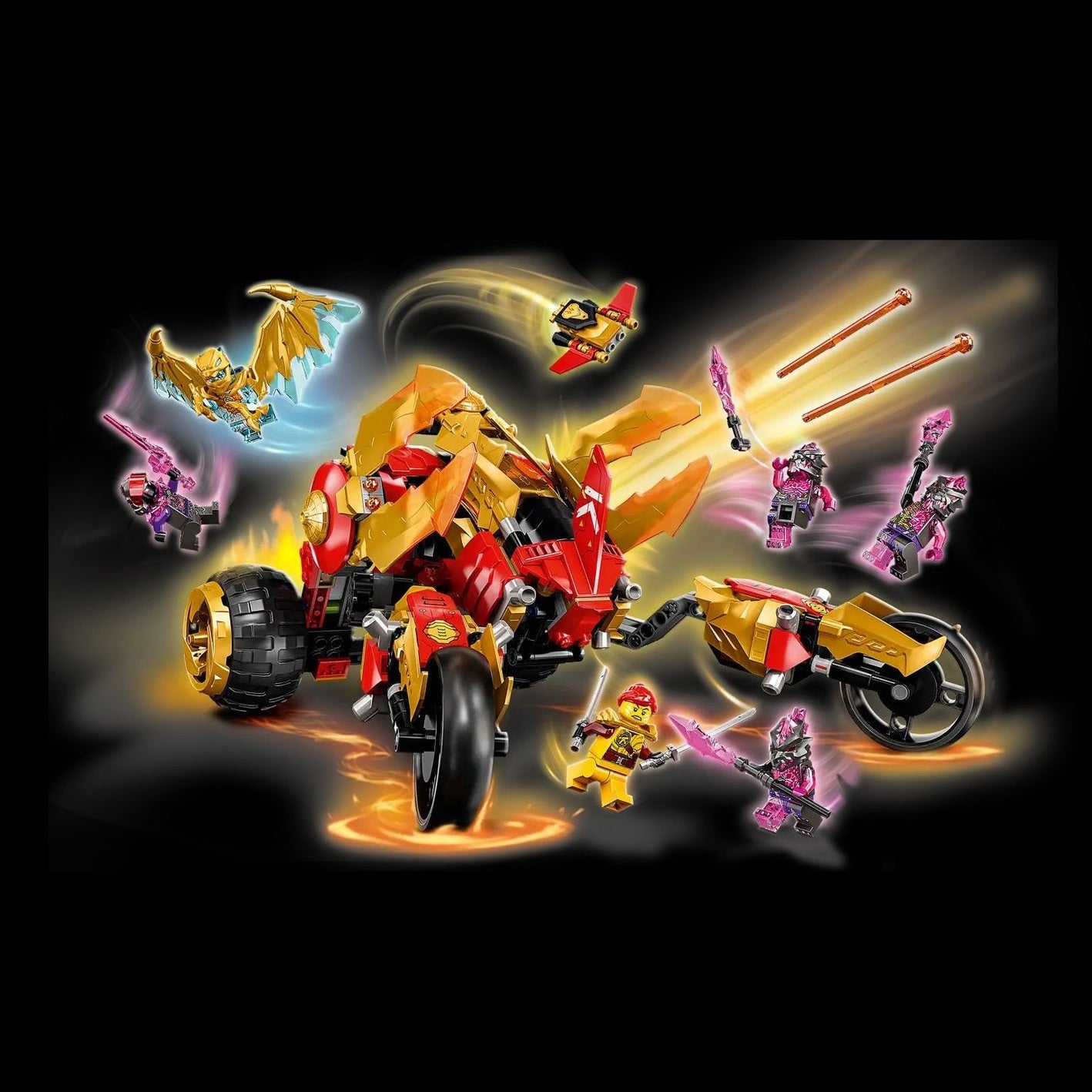 LEGO KAI'S GOLDEN DRAGON RAIDER (71773) by LEGO