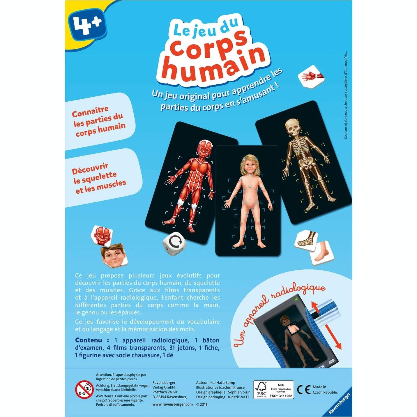 LE JEU DU CORPS HUMAIN by Ravensburger