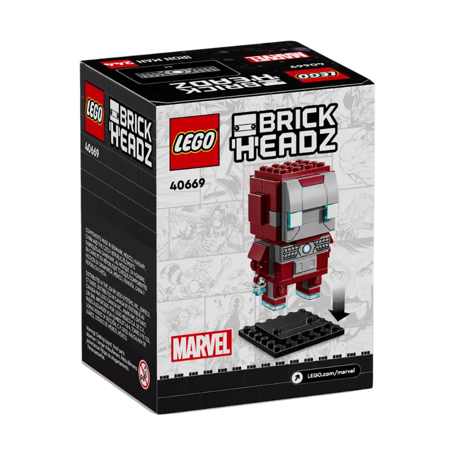 LEGO BrickHeadz Marvel Iron Man MK5 Figure (40669) by LEGO
