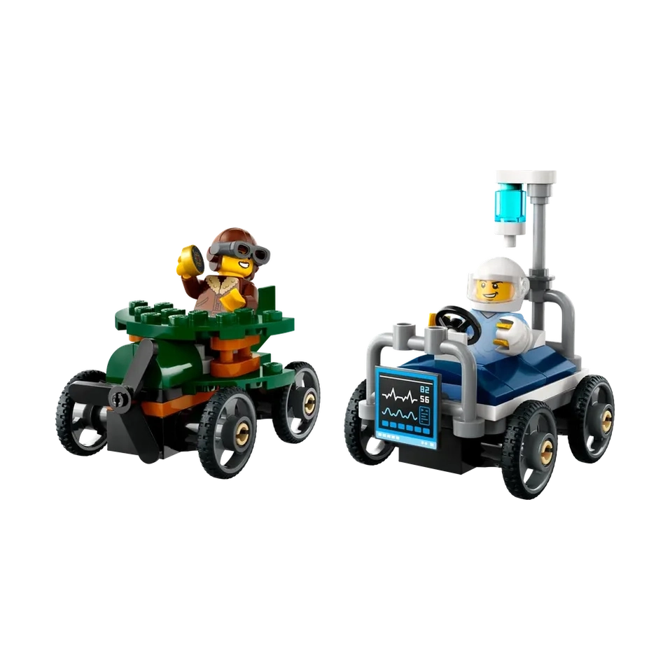 LEGO City Airplane vs. Hospital Bed Race Car Pack (60459) by LEGO