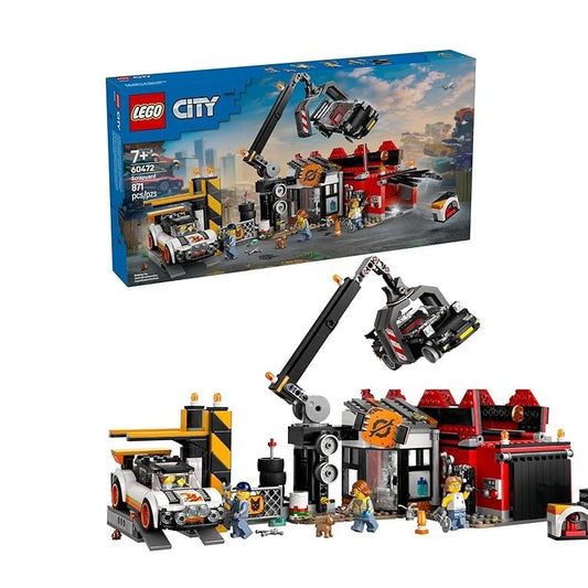 LEGO City Scrapyard with Cars salvage worker (60472) by LEGO